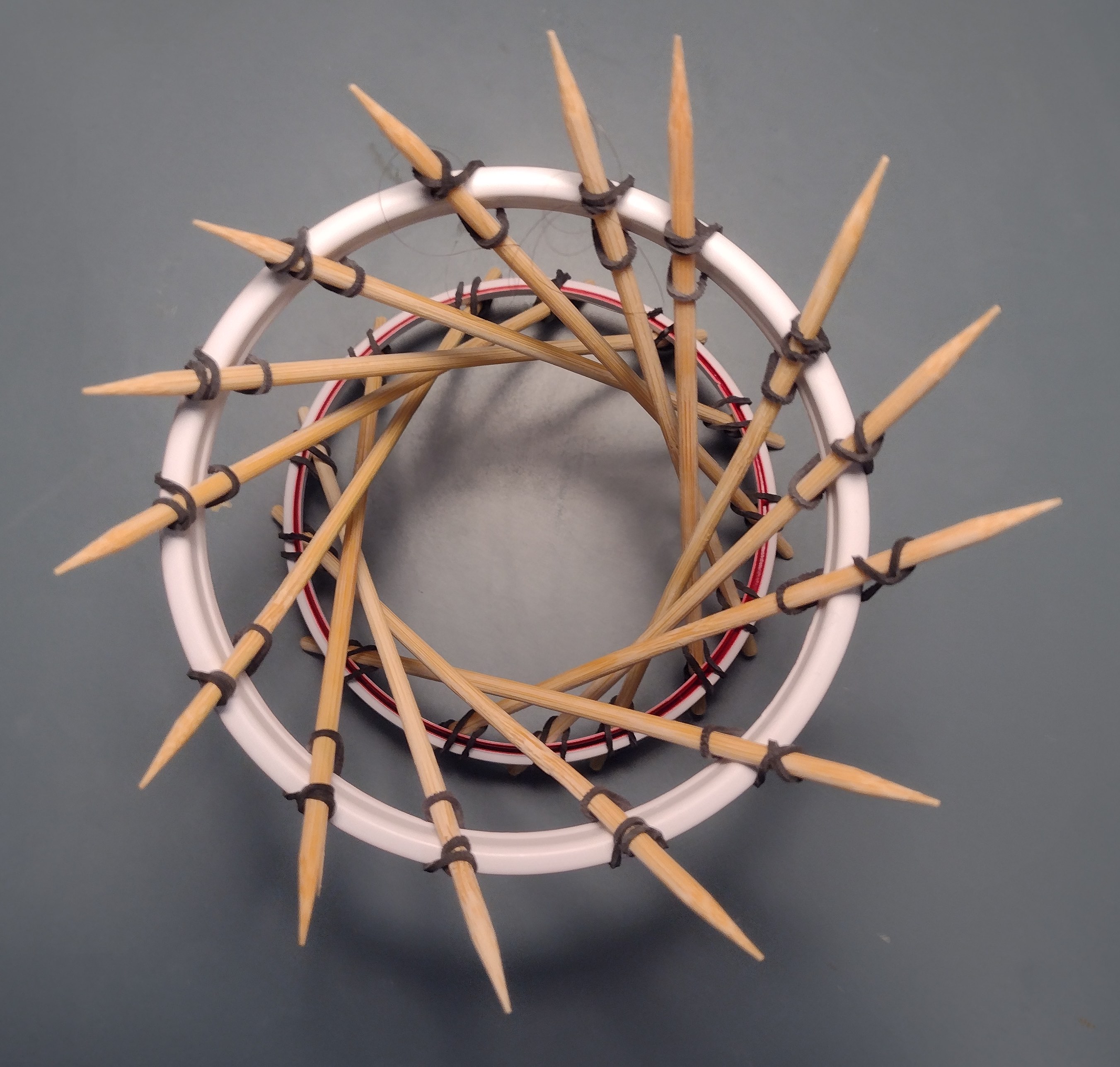 top down hyperboloid out of sticks